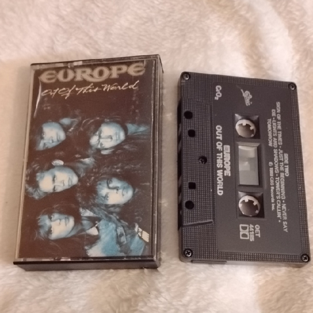 Europe 'Out of This World' Cassette Tape